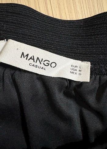 Mango Siyah Dantel Midi Uzun Etek