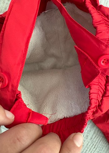 Kız Bebek Kırmızı Kayak Tulumu - Görsel 6