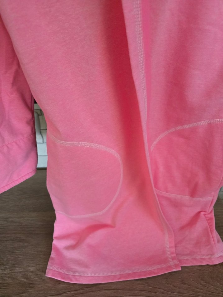 Kapüşonlu Pembe sabahlık - Görsel 2