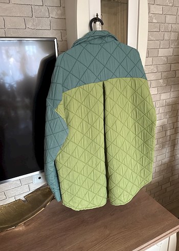LC Waikiki Düğmeli Yeşil Midi Kadın Ceket