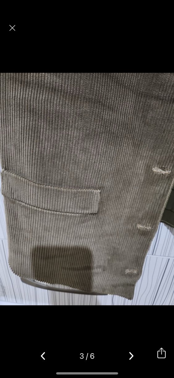 Düğmeli Süet Kahverengi Erkek Yelek - Görsel 3