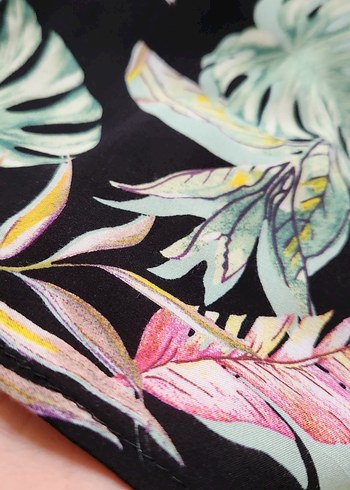 Çiçekli Baskılı bluz - Görsel 2