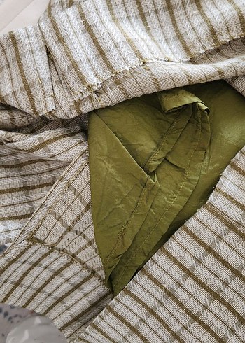 Bej Ekose Midi Etek - Görsel 6