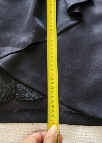 Kadın Lacivert Pilili Midi Kalem Etek - Görsel 7