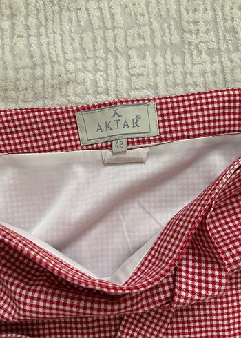 Bordo Midi Hamile Eteği, Kemerli - Görsel 4