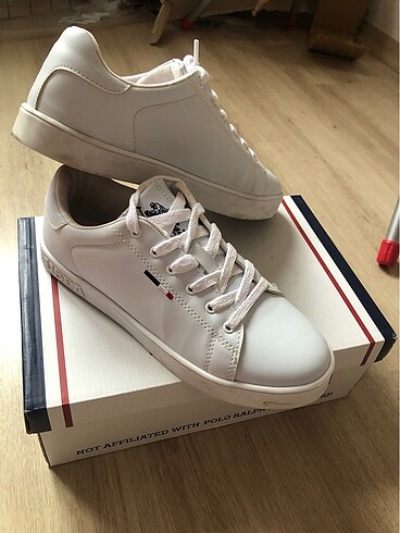 U.S POLO ASSN BEYAZ SPOR AYAKKABI