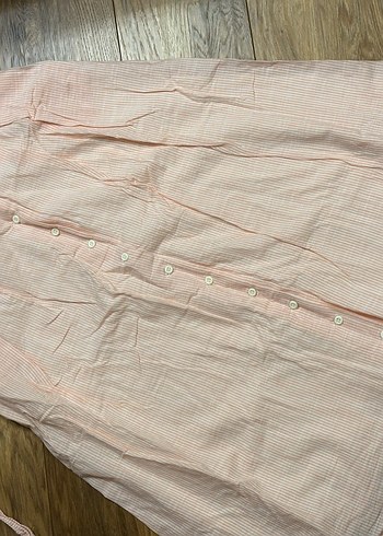 Düğmeli Pembe Midi Etek - Görsel 3