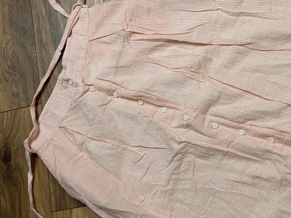 Düğmeli Pembe Midi Etek - Görsel 4