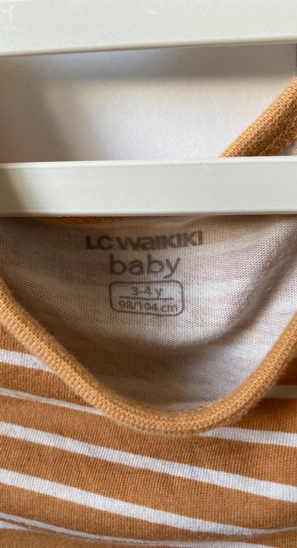 Kısa Kollu Kahverengi Bebek Tulum - Görsel 4