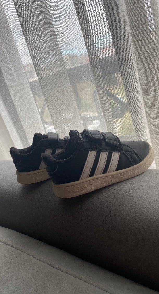 Cırt Cırtlı Siyah Erkek Çocuk Spor Ayakkabı - Görsel 2