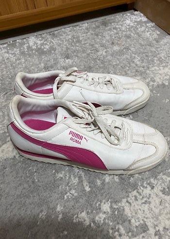 Beyaz Bağcıklı Stiletto Topuklu Kadın Spor Ayakkabı - Görsel 2