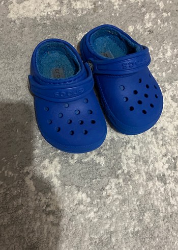 Mavi Erkek Çocuk Cırt Cırtlı Terlik - Görsel 2