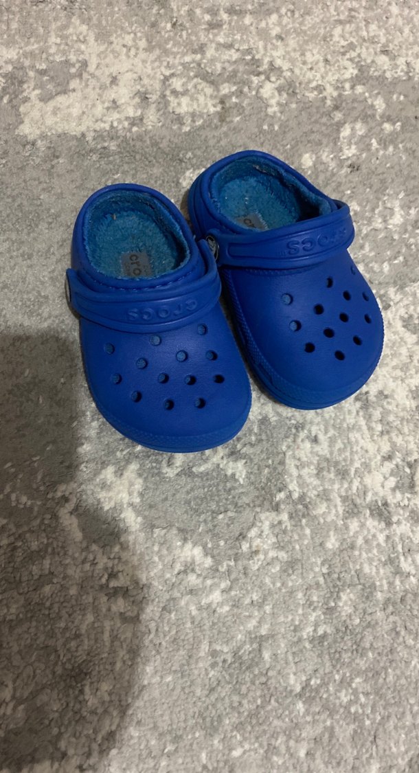 Mavi Erkek Çocuk Cırt Cırtlı Terlik - Görsel 2