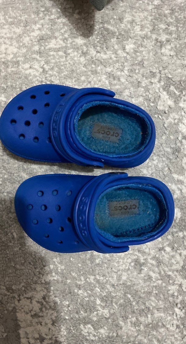 Mavi Erkek Çocuk Cırt Cırtlı Terlik - Görsel 4