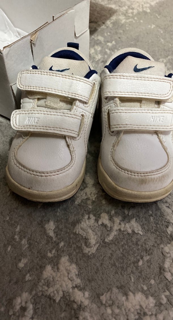 Beyaz Erkek Çocuk Spor Ayakkabı Velcro - Görsel 4