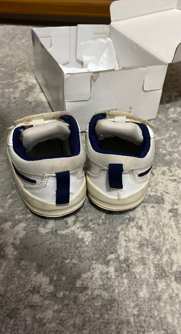 Beyaz Erkek Çocuk Spor Ayakkabı Velcro - Görsel 2