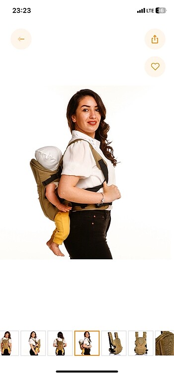 Beden haki Renk Baby plus kanguru e-bebekten alındı