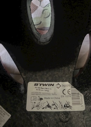 Kırmızı ayarlanabilir bisiklet kaskı - Görsel 5