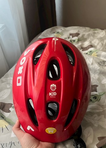 Kırmızı ayarlanabilir bisiklet kaskı - Görsel 7