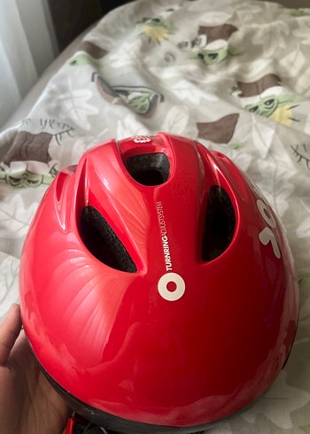 Kırmızı ayarlanabilir bisiklet kaskı - Görsel 2