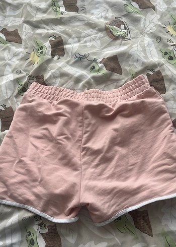 Pembe Mini Pamuklu çocuk şort - Görsel 3
