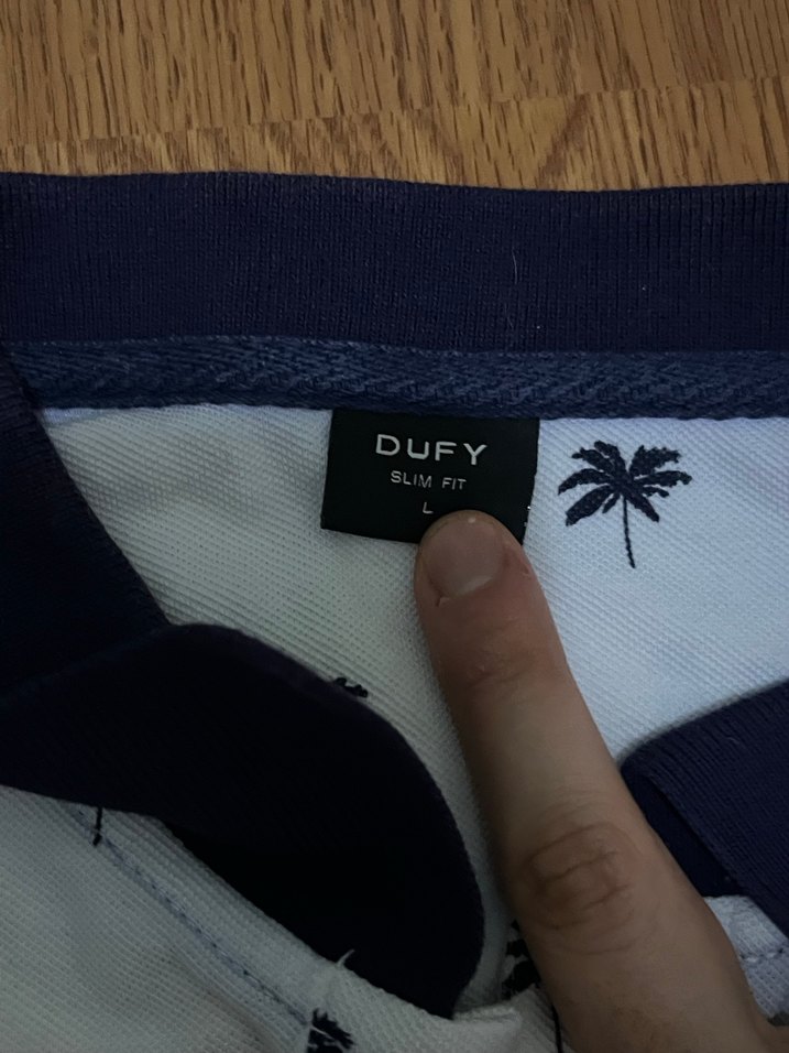 Erkek Beyaz Baskılı Kısa Kollu Polo Tişört - Görsel 3