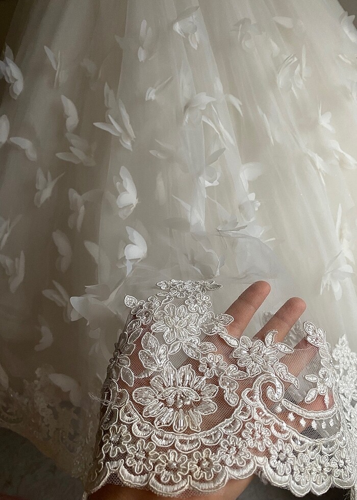 White Wedding markalı tesettür gelinlik - Görsel 3