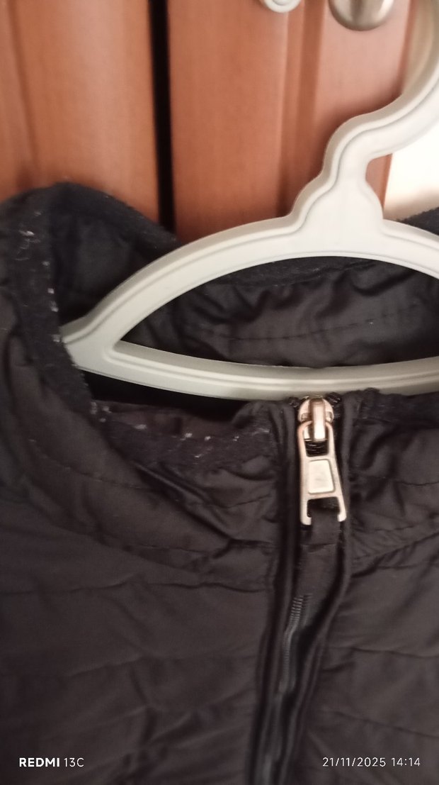 Erkek Siyah Fermuarlı İnce Mont - Görsel 4