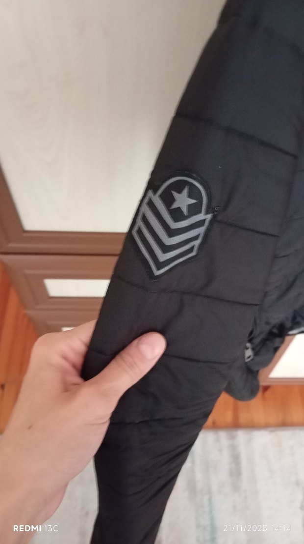 Erkek Siyah Fermuarlı İnce Mont - Görsel 2