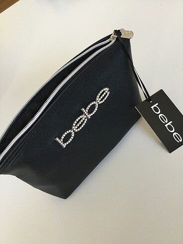 Beden Bebe raşlı clutch, etiketi üzerinde