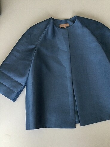 m Beden mavi Renk Machka ceket, baby blue, klasik