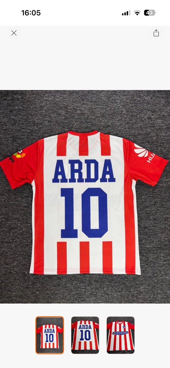 Arda Turan Atletico Madrid Forma - Görsel 3