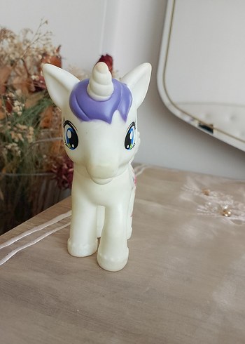  Beyaz Pastel Unicorn Figür