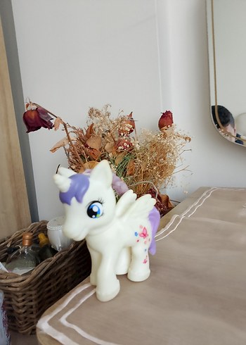  Beden Beyaz Pastel Unicorn Figür