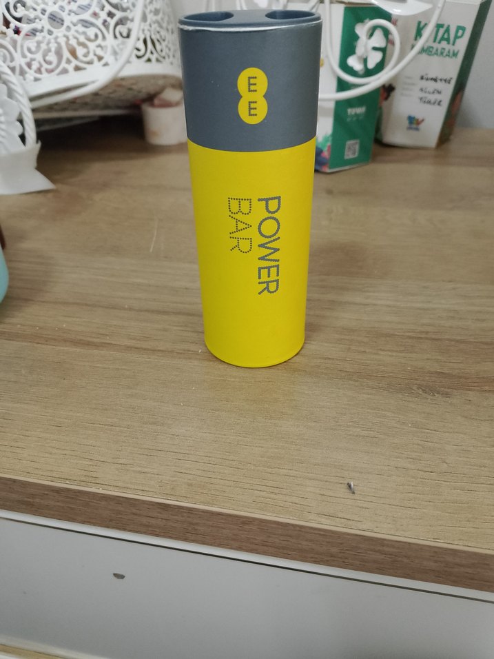 Renkli Sarı Mavi Taşınabilir Power Bank - Görsel 4