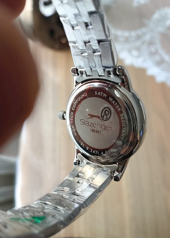 Slazenger Kadın Gri Beyaz Klasik Saat  orjinal - Görsel 2