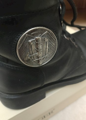 36 Greyder Kadın Siyah Deri Yüksek Topuklu Bot - Görsel 2