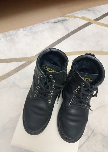 36 Greyder Kadın Siyah Deri Yüksek Topuklu Bot - Görsel 7