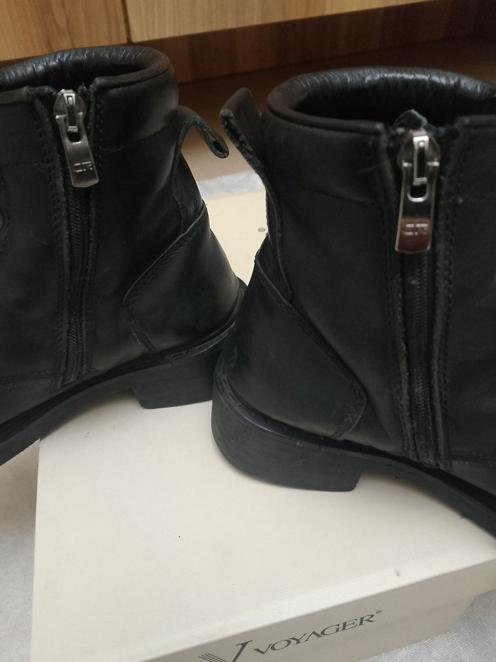 36 Greyder Kadın Siyah Deri Yüksek Topuklu Bot - Görsel 4