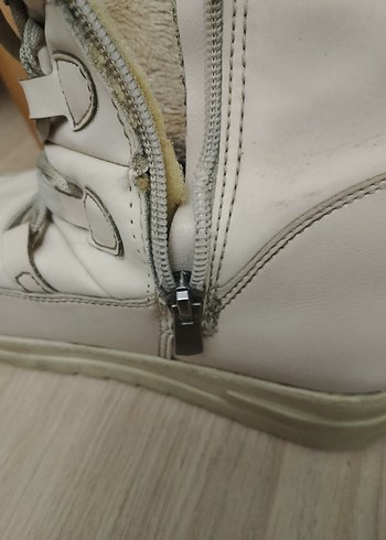 36 No Graceland çocuk Bej Kürklü Dolgu Topuk Bot - Görsel 7