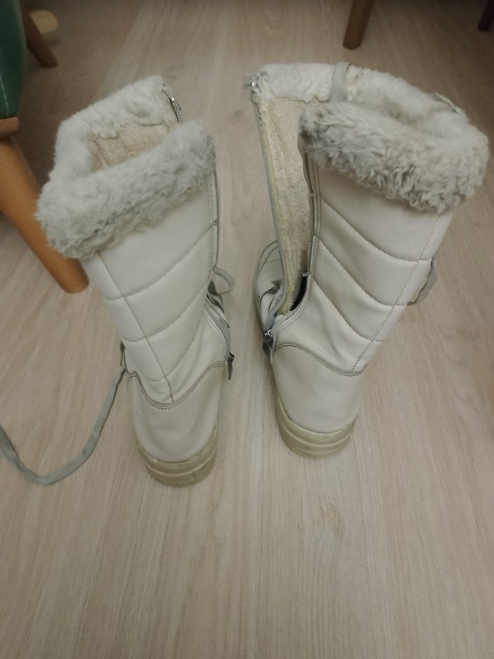 36 No Graceland çocuk Bej Kürklü Dolgu Topuk Bot - Görsel 4