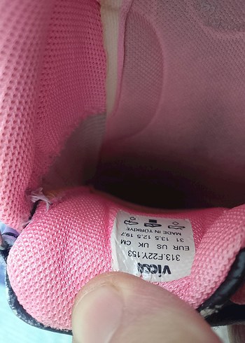 Vicco ışıklı  Renkli Cırt Cırtlı Spor Ayakkabı - Görsel 5