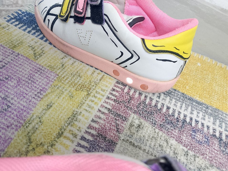 Vicco ışıklı  Renkli Cırt Cırtlı Spor Ayakkabı - Görsel 3