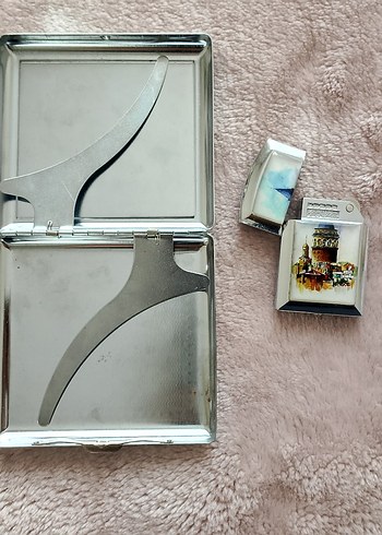 Galata Kulesi Temalı Mavi Tablo ve Çakmak Seti - Görsel 2