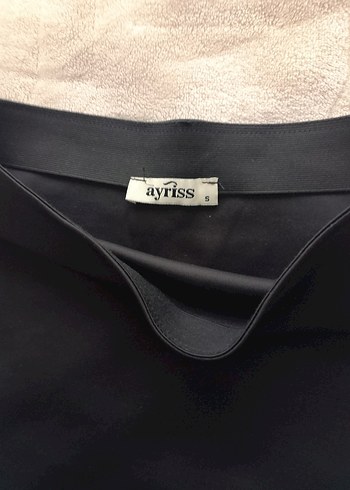 Kadın Siyah Midi Kalem Etek s beden - Görsel 2