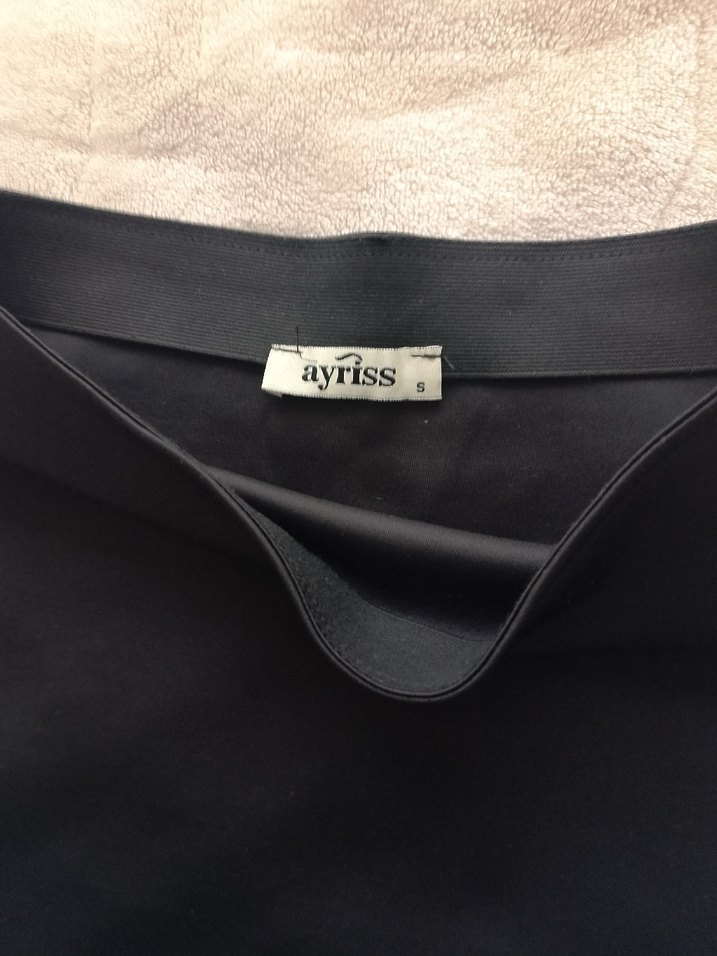 Kadın Siyah Midi Kalem Etek s beden - Görsel 2