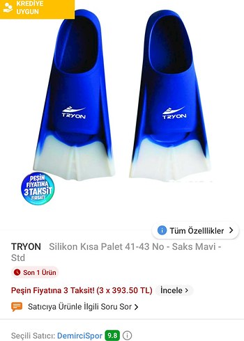 30-33no  Mavi Tryon Erkek Su Ayakkabısı - Görsel 7