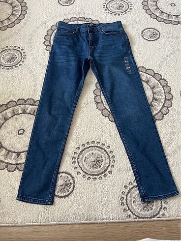 12-13 Yaş Beden mavi Renk Skinny Fit Jeans (Kot Pantolon)