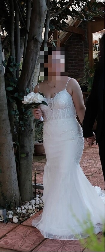 Balık model gelinlik - Görsel 3