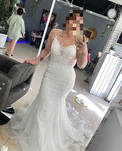 Balık model gelinlik - Görsel 4